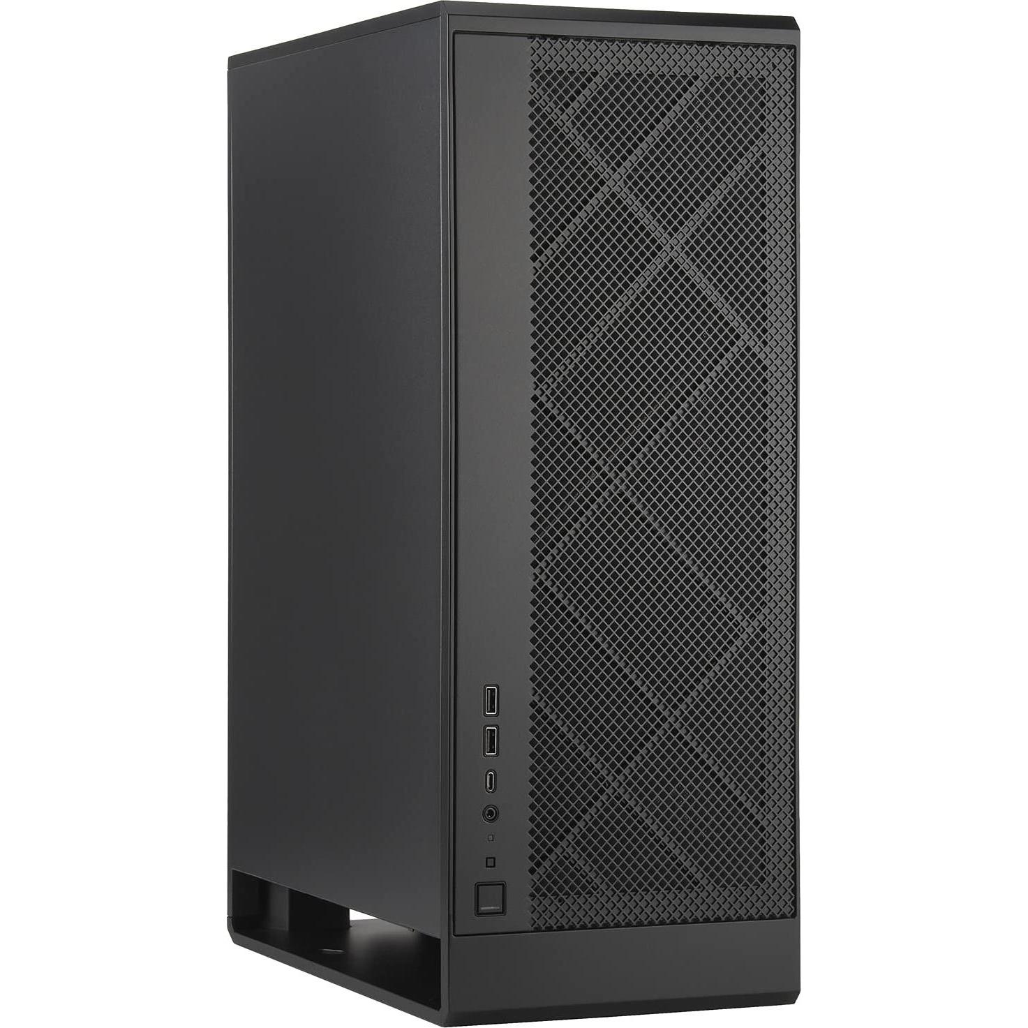 Silverstone Alta G1M (mATX, Mini-ITX), PC Gehäuse, Schwarz