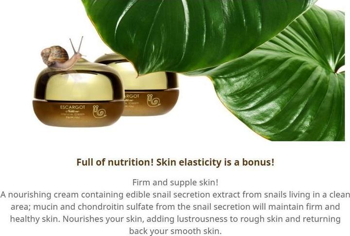 Actual product image Farm Stay Escargot Noblesse Intensive Cream (50 ml, 24h cream)