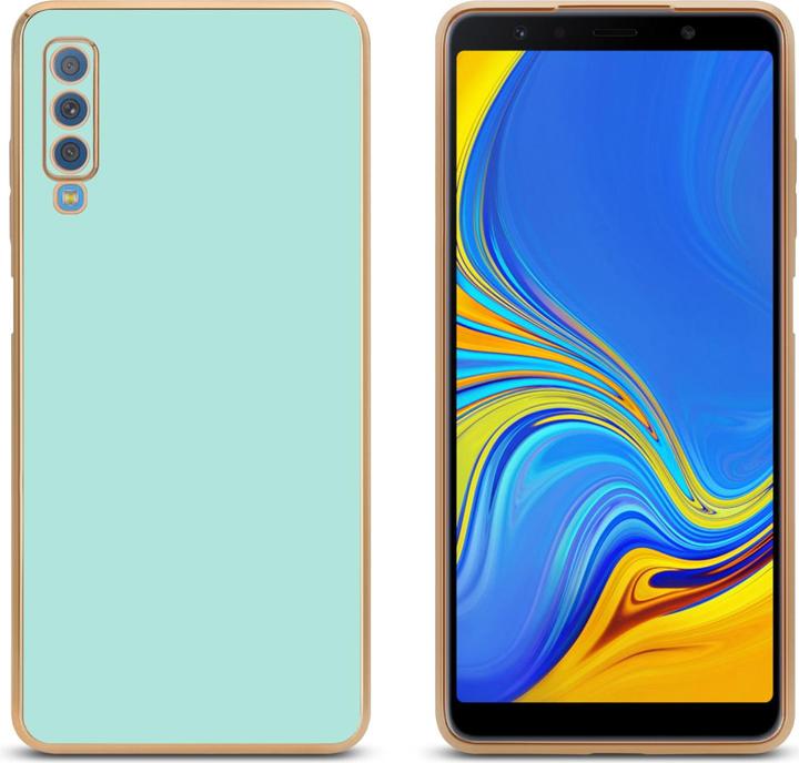 Actual product image Cadorabo Case for Samsung Galaxy A7 2018 in TPU with camera protection LM130 Style (Samsung Galaxy A7 (2018))