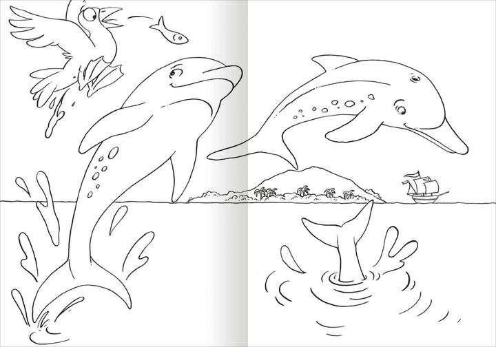 Produktbild Das superdicke Malbuch - Tiere