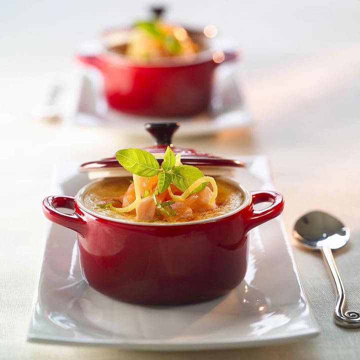 Image du produit Le Creuset Set de 4 mini-cocotte «rouge cerise»