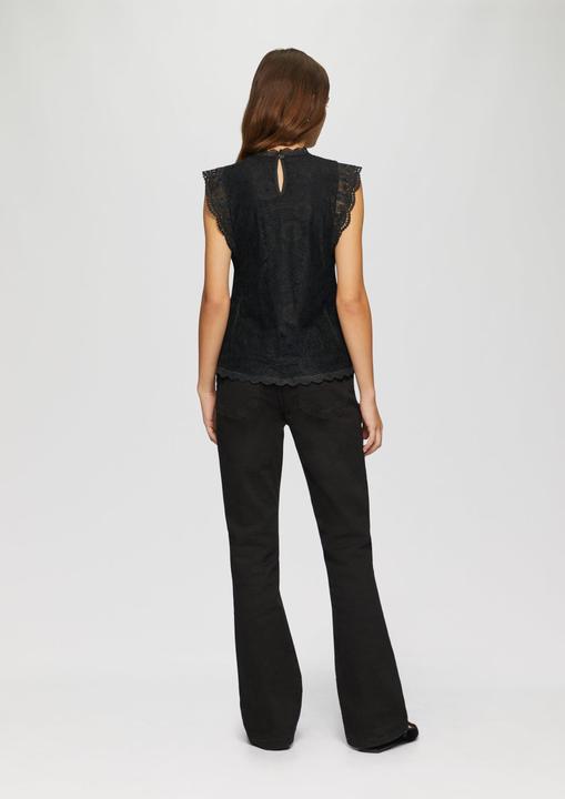 Produktbild s.Oliver Bluse Blusentop aus Spitze (XS)