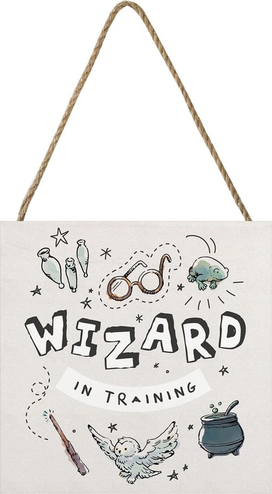 Produktbild Wizard In Training Wooden Block (20 x 20 cm)