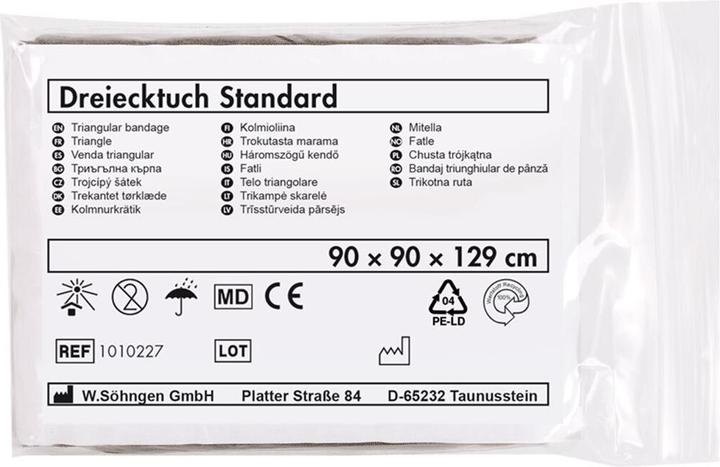 Image du produit Söhngen Drap triangulaire, DIN 13168, standard, vert olive