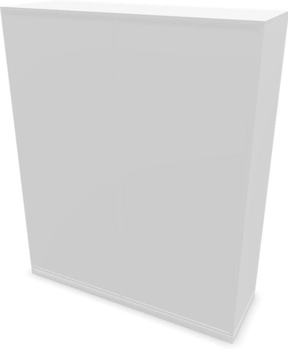 Actual product image Narbutas Choice sliding door cabinet (120 x 40 x 146.5 cm)