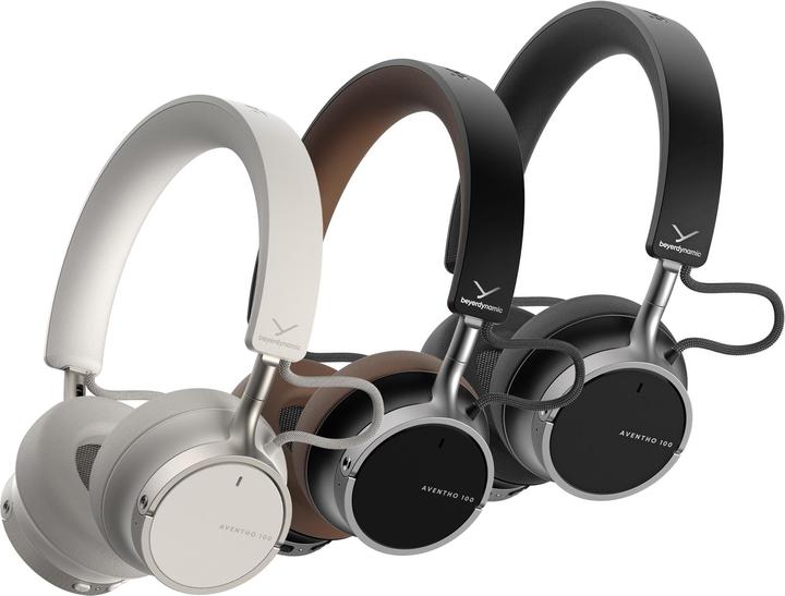 Produktbild Beyerdynamic True Wireless Ohrhörer Bluetooth On-Ear-Kopfhörer "AVENTHO 100", Braun (ANC, 60 h, Kabellos)