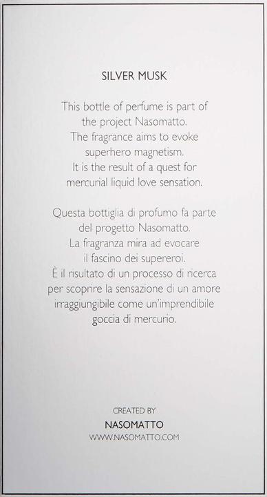 Immagine prodotto Nasomatto Silver Musk (Eau de parfum, 30 ml)