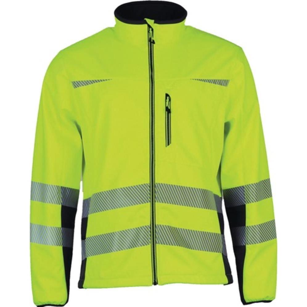 Prevent Trendline, Arbeitsjacke, Warnschutz-Softshelljacke Prevent Trendline Grösse M gelb/schwarz (M)