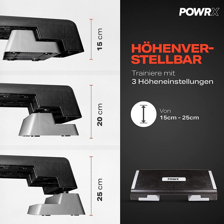 Produktbild Powrx Steppbrett Schwarz
