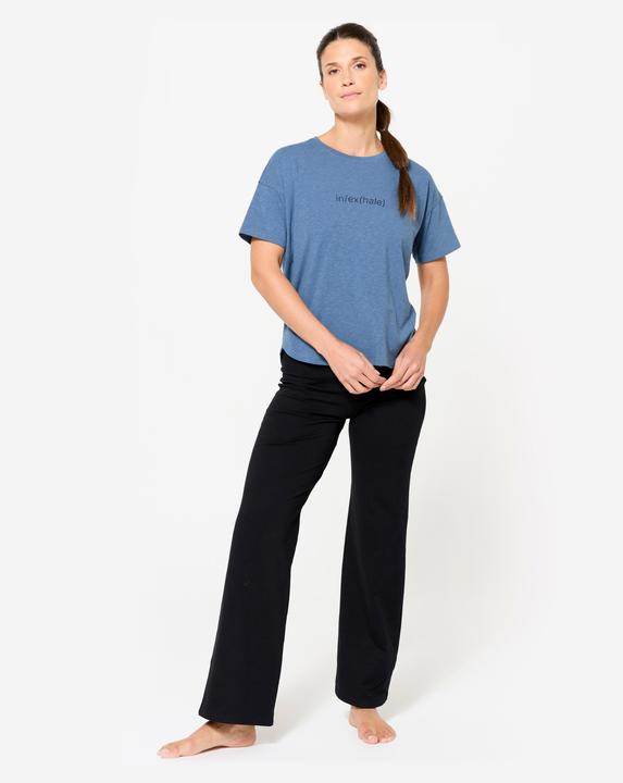 Produktbild Kimjaly Women's Short-Sleeved Yoga T-Shirt - Dark Blue (XXL)