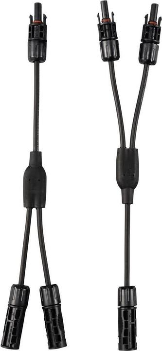 Actual product image Sygonix SY-6408046 Solar system connection adapter cable 30 A black 36 cm (Solar cable)