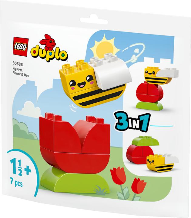 Image du produit LEGO Ma première fleur avec une abeille (30686)