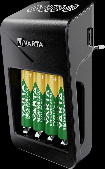 Image du produit Varta Chargeur de prise LCD+ (LCD Plug Charger+) (1 pcs, AA, 2100 mAh, Piles rechargeables + chargeur)