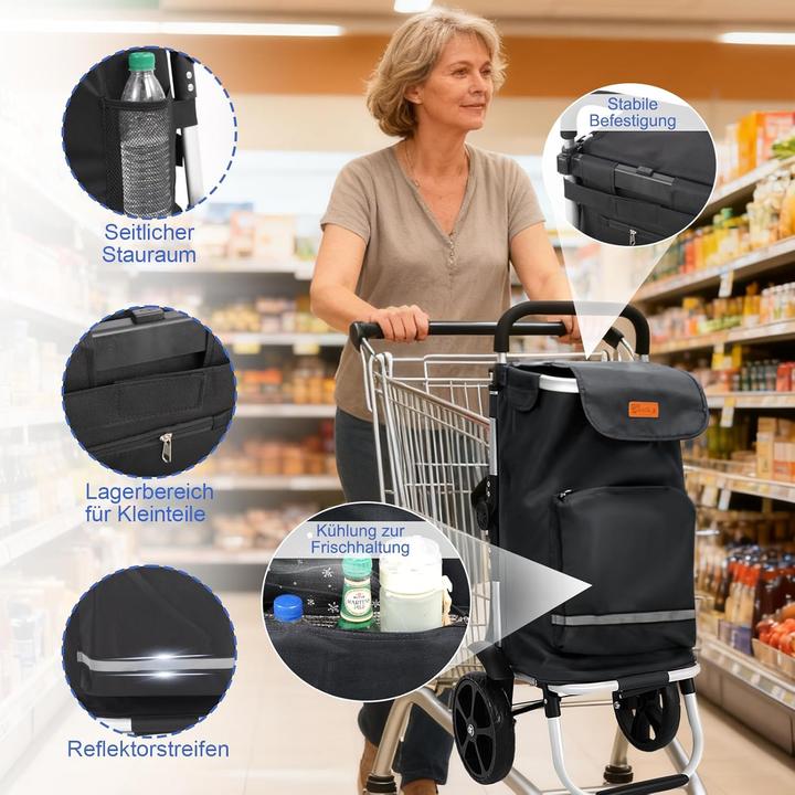 Produktbild Sekey Faltbarer Einkaufstrolley