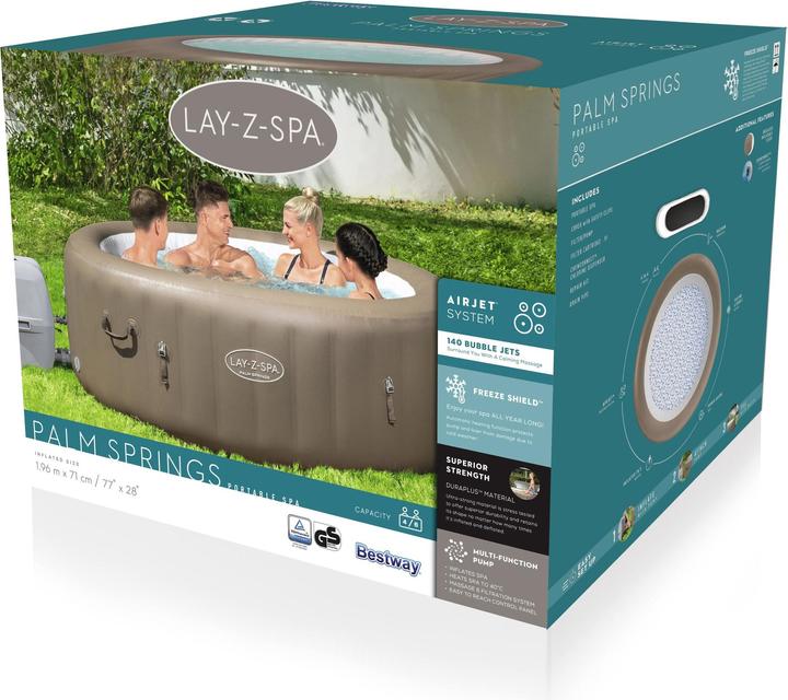 Actual product image Bestway 60017 Spa/Whirlpool, Round (6 Persons)