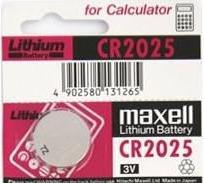 Image du produit Maxell CR2025 (5 pcs, CR2025, 170 mAh)