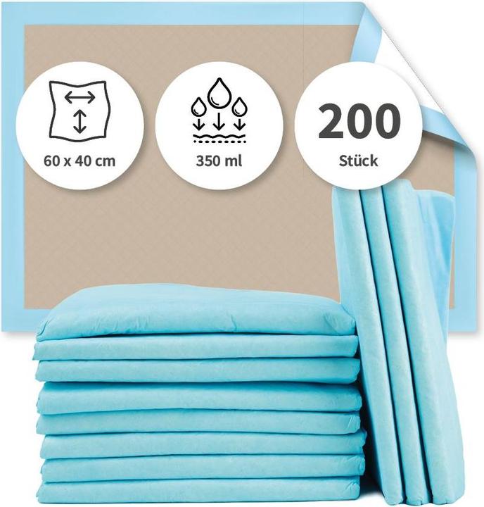 Actual product image Hygostar Bed underlay | 60 x 40 cm | 12-ply | absorbent & waterproof (200 x)