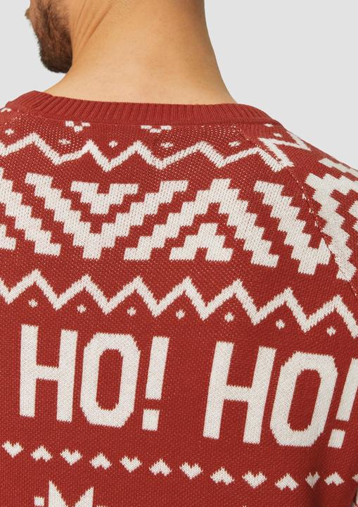 Actual product image s.Oliver Strickpullover Weihnachtspullover aus Baumwolle (M)