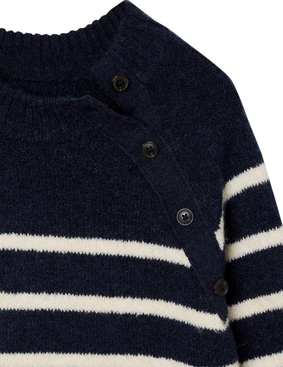 Produktbild Vertbaudet Ringelkleid aus Strick Mädchen (92)