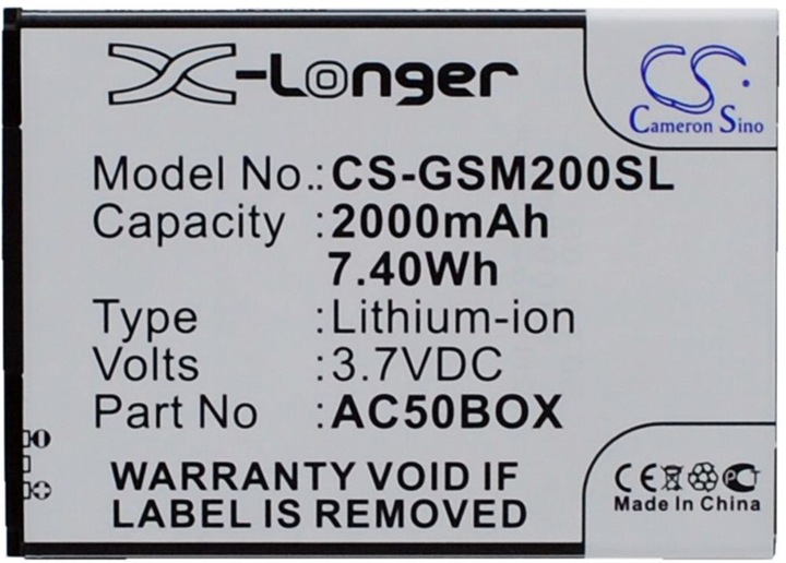 Produktbild NoName Battery for Archos 50 Neon etc