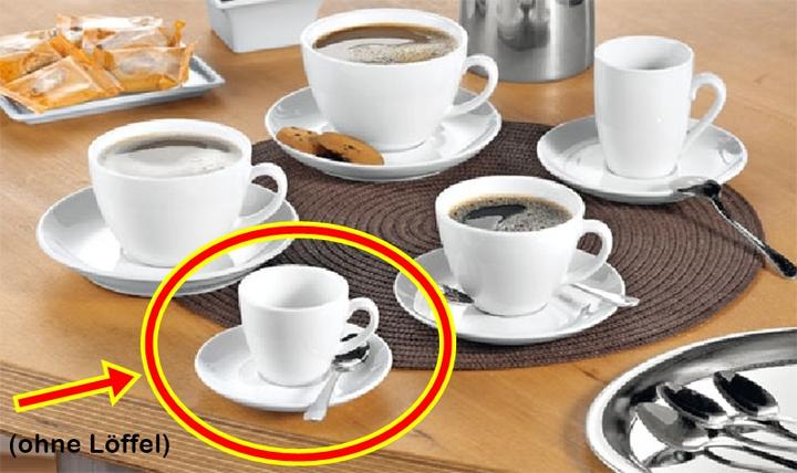 Produktbild Esmeyer Espressotasse mit Unterteller (1 dl) (100 ml, 1x)