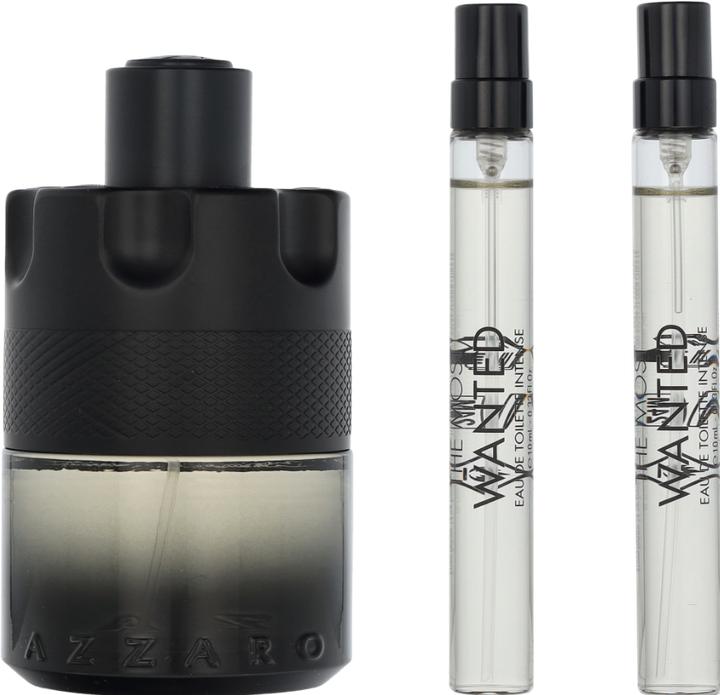 Produktbild Azzaro The Most Wanted Intense EDT Gift Set 100ml and EDT Minis 2 x 10ml 100ml (Eau de Toilette, 120 ml)