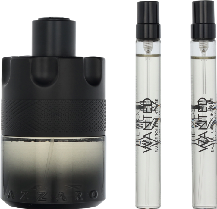 Immagine prodotto Azzaro The Most Wanted Intense EDT Set regalo da 100ml e mini EDT 2 x 10ml 100ml (Eau de toilette, 120 ml)