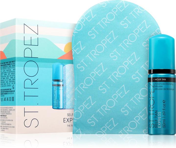 Actual product image St. Tropez Self Tan Express Kit (Self tanning foam, Self-tanning towel, 200 ml)