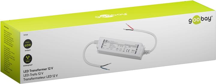 Actual product image Goobay LED-Trafo 12 V DC, 60 W, IP67