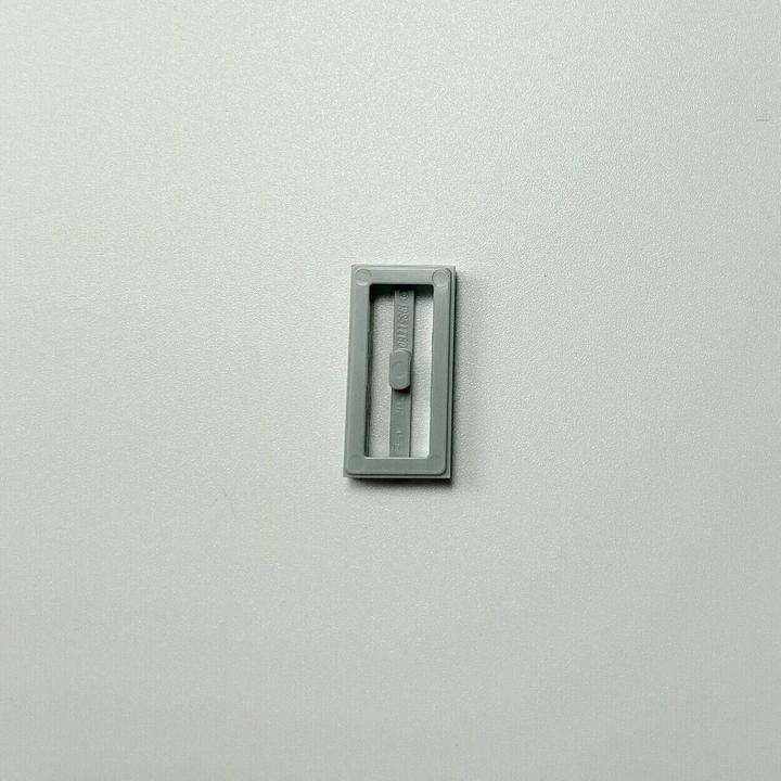 Actual product image LEGO 1x2 Grid Tiles Light Grey - 2412b NEW! Quantity 100x (LEGO Classic)