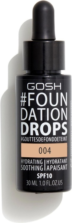 Actual product image Gosh #Foundation Drops (04 Natural)