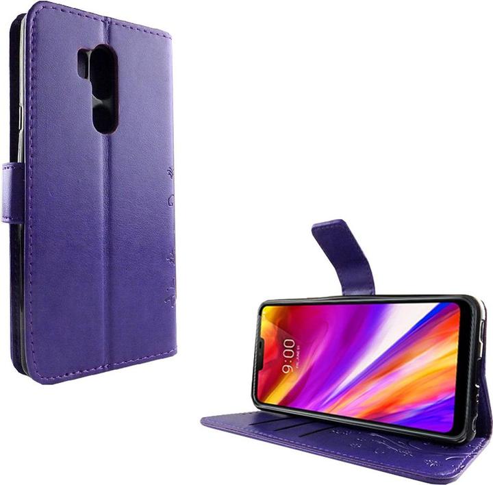 Produktbild König Design Hülle Handy Schutz für LG G7 Case Cover Tasche Wallet Etui Handyhülle Bumper Neu (LG G7)