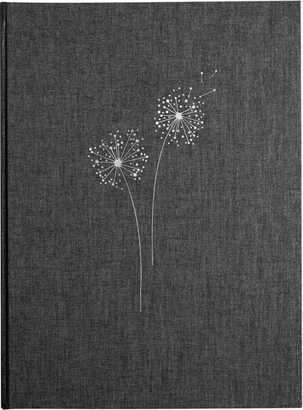 Goldbuch Livre de condoléances Pissenlit anthracite