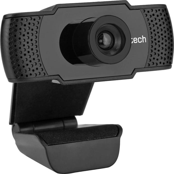 C-Tech Webkamera CAM-07HD, 720P, Mikrofon, Schwarz