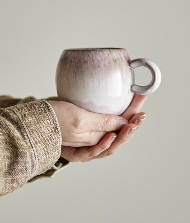 Image du produit Bloomingville - Paula Cup - Rose - Stoneware (275 ml, 8 x)