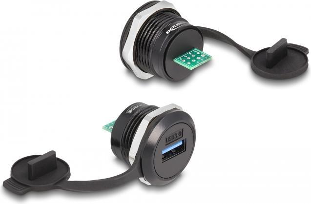 Image du produit Delock Prise USB 3.2 Gen 1 type A vers PCB avec capuchon anti-poussière