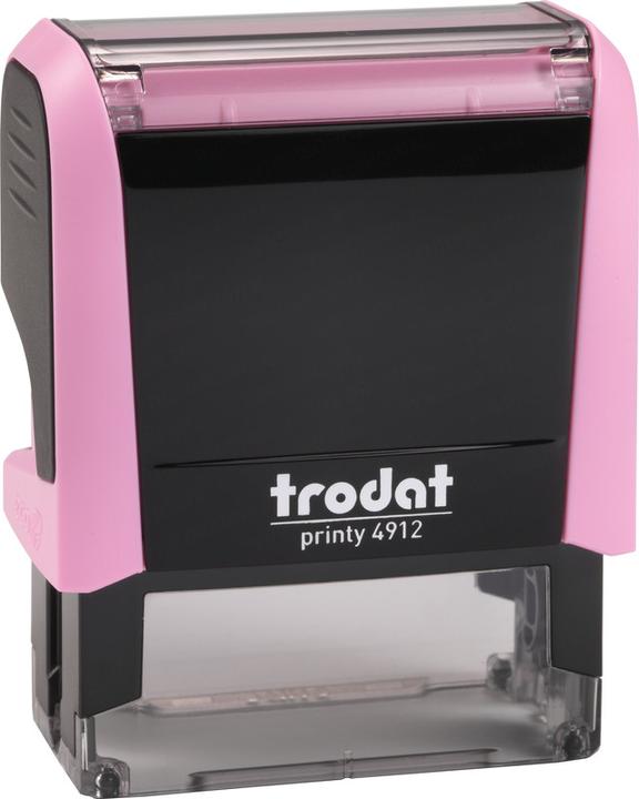 Actual product image Trodat Typomatic Printy 4.0 Pastel Edition, self-inking stamp for self-setting