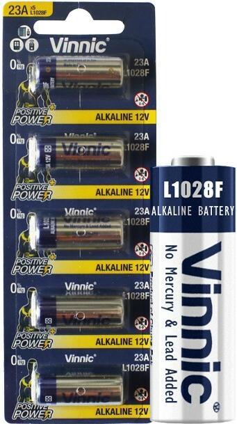 Immagine prodotto Vinnic Batteria per telecomando auto (5 pz., A23, 54 mAh)