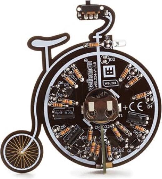 Immagine prodotto Whadda Bicicletta dal design retrò - kit per imparare a saldare