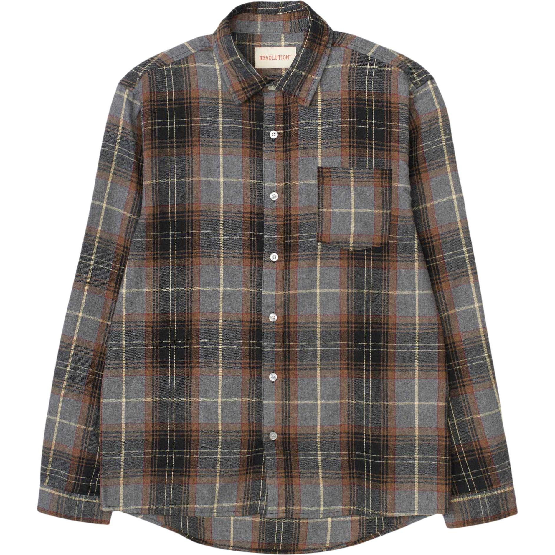 Revolution, Herren, Hemd, Regular Shirt, Schwarz, (M)