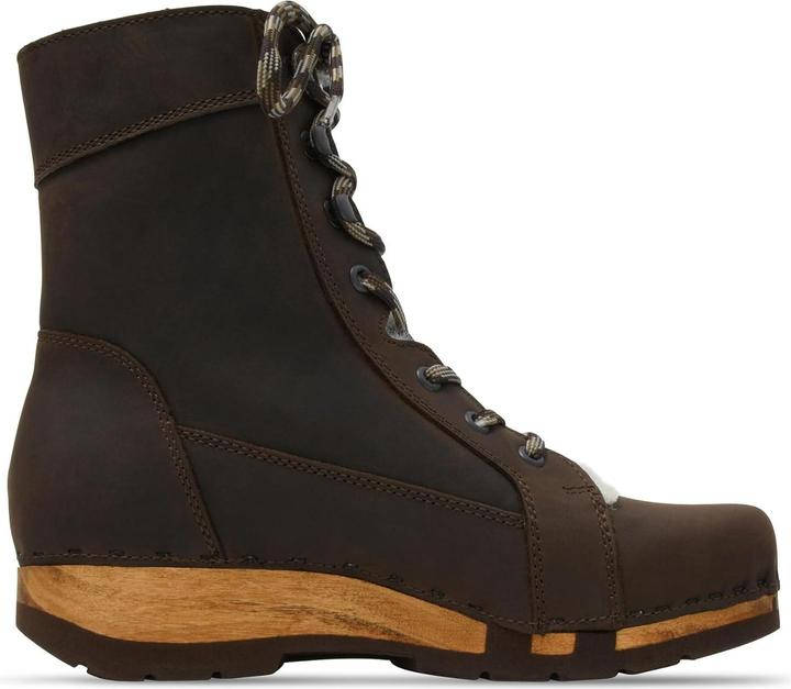 Actual product image Woody Flexible Willow Wood Sole Ankle Boot (39)