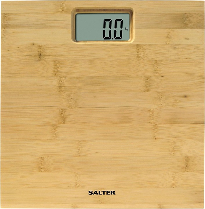 Immagine prodotto Salter 9086 WD3R Bilancia pesapersone elettronica in bambù (150 kg)