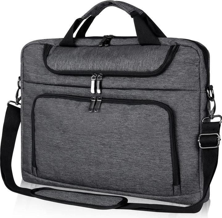 Immagine prodotto Bertasche Borsa per computer portatile da 17-17,3 pollici (grigio scuro) (17.30")