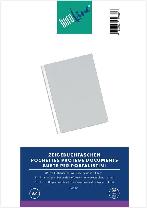 Image du produit BüroLine Pochettes de présentation (A4, 25x)
