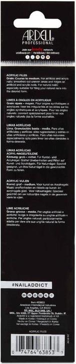 Produktbild Ardell Nail Acrylic File Black Padded 2 Stk