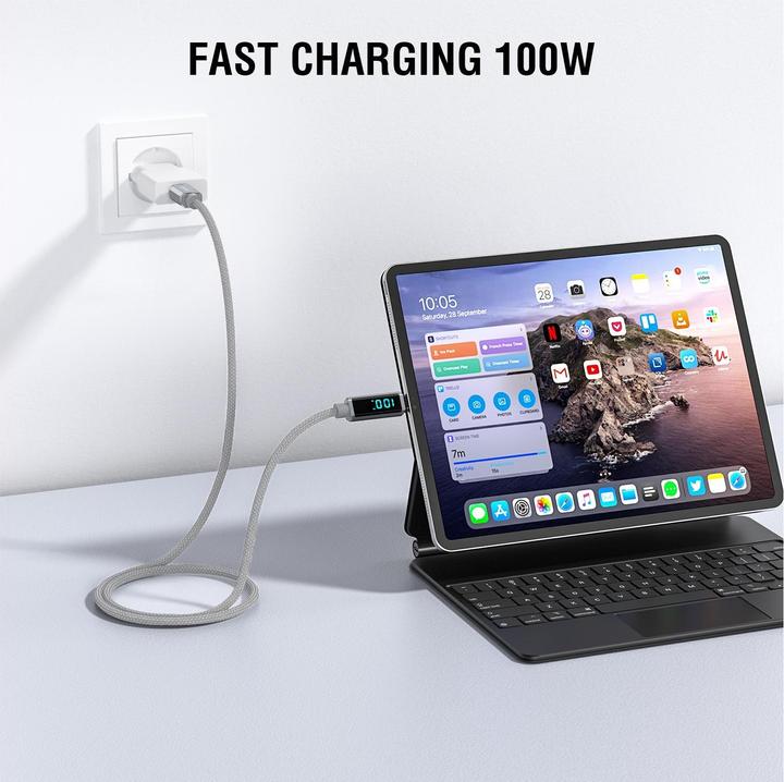 Image du produit 4smarts Kabel DigitCord (1.50 m, USB 2.0, 100 W)