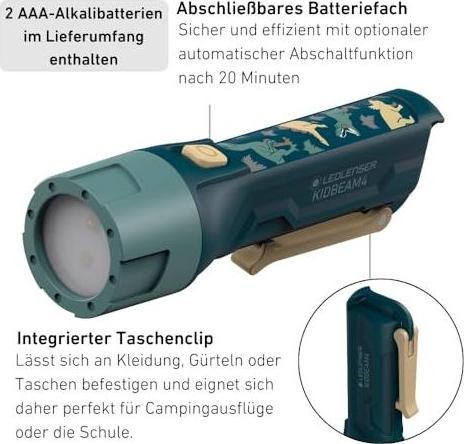 Actual product image Ledlenser Kidbeam4 (14.50 cm, 70 lm)