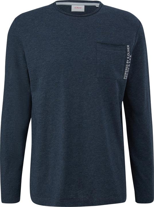 Produktbild s.Oliver T-Shirt Longsleeve mit aufgesetzter Brusttasche (L)