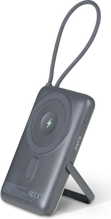 Actual product image Laut POWER CHARGE RISER+ Black Powerbank (10000 mAh, 22.50 W, 38.50 Wh)