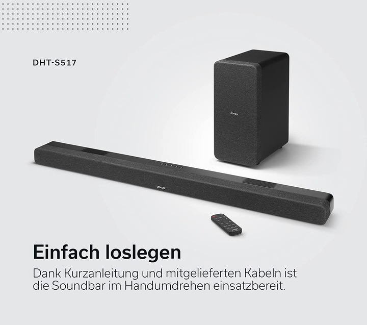 Immagine prodotto Denon DHT-S517 (150 W, 3.1.2 Canale)
